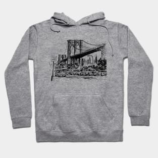 New York Under the Bridge Hoodie